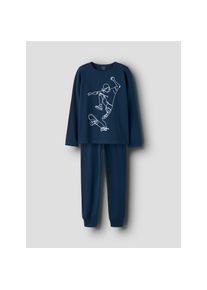 name it, Herren, Pyjama &raquo;NKMNIGHTSET TITAN SKATER NOOS&laquo; Set, 2 tlg., Titan, 98/104, Titan, Schlafanzug von name it f&uuml;r Jungen
