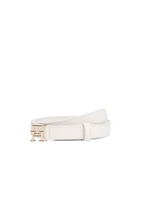 Tommy Hilfiger, Damen, Lederg&uuml;rtel &raquo;TH MODERN 2.5 cm breit&laquo; Gr&ouml;&szlig;enverstelbar, Ivory Petal, 70, Lederg&uuml;rtel von Tommy Hilfiger