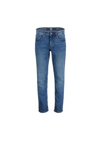 Lerros, Herren, Relax-fit-Jeans &raquo; BAXTER 5-Pocket-Denim, RELAXED FIT, unifarben&laquo;, SPACE BLUE MELANGE, L&auml;nge 30, 33 - L&auml;nge 30, SPACE BLUE MELANGE, 5-
