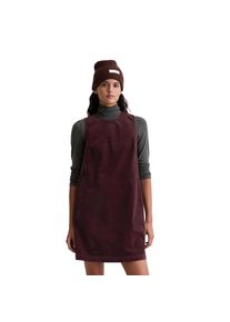 Marc O'Polo Marc O'Polo, Damen, Samtkleid Nahttaschen, black cherry, N-Gr, 40 - N-Gr, black cherry, Minikleid von Marc O'Polo