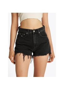 Tommy Jeans, Damen, Shorts &raquo;HOT PANT BI8080&laquo; im Destroyed-Look, Denim Black, 28 - N-Gr, Jeansshorts von Tommy Jeans