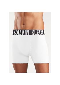 Calvin Klein Underwear, Herren, Trunk &raquo;TRUNK 3PK&laquo; Packung, 3er, 3 Stk. mit Logo-Elastikbund, BLACK, GREY HEATHER, WHITE, 3 Stk., XXL (56) - 3 Stk., 