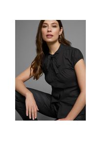 AJC, Damen, Schluppenbluse mit Schleife zum Binden, schwarz, 42, Romantische figurbetonte Bluse von AJC