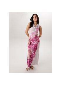 Aniston SELECTED, Damen, Maxikleid vorne mit diagonal verlaufenden Bl&uuml;tenprint - NEUE KOLLEKTION, N-Gr, 42 - N-Gr, Kleid mit auff&auml;lligen und 