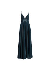 Vera Mont, Damen, Abendkleid &raquo;Abendkleid mit Placement&laquo;, Dusty Slate, 32 - EURO, Passform: Schwingend