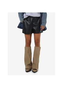 Noisy may, Damen, Shorts &raquo;NMANDY PU HW SHORTS WVN NOOS&laquo;, Black, M (38) - N-Gr, Kunstledershorts von Noisy may