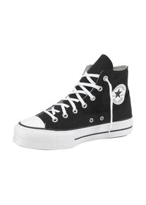 Converse, Damen, Sneaker &raquo;CHUCK TAYLOR ALL STAR PLATFORM CANVAS&laquo;, schwarz-wei&szlig;, 39, schwarz-wei&szlig;, Bequemer Sneaker von Converse mit Schn&uuml;rung