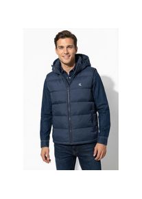 Calvin Klein Jeans, Herren, Steppweste Kapuze, Regular Fit, warm wattiert, Ink, XXL, Ink, Steppweste von Calvin Klein Jeans Menswear