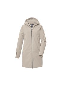 G.I.G.A. by Killtec G.I.G.A. DX by killtec, Damen, Parka &raquo;GS 154 WMN PRK&laquo; Ultraleichter, urbaner Parka, 100% wasserdicht, verstellbar, recycelt, hellbeige, 36, 