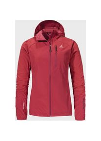 Sch&ouml;ffel Sch&ouml;ffel, Damen, Outdoorjacke &raquo;Hybrid Jk Style Mamry WMS&laquo; mit Kapuze, 3750 - rot, 3750 - rot, Hybridkonstruktion mit robusten Schulter- und Armpartien