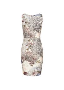 Buffalo, Damen, Jerseykleid mit Alloverprint, enges Kleid, rosa-lila bedruckt, 38 - N-Gr, Sommerkleid in k&ouml;rperbetonte Passform