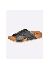 MUBB, Damen, Hausschuh, schwarz, 40, schwarz, aus Rindleder