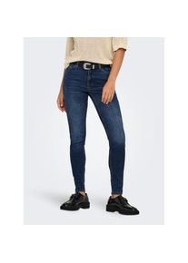 Jacqueline de Yong JDY, Damen, Skinny-fit-Jeans &raquo;FINA MW SKINNY ANK JNS DB NOOS DNM&laquo;, Dark Blue Denim, S (36) - L&auml;nge 32, Kn&ouml;chellange Jeans von JDY