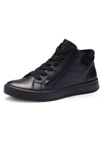 Ara, Damen, Sneakerboots &raquo;ROM&laquo; High Top Sneaker, Schn&uuml;rboots in bequemer Schuhweite G (= weit), schwarz, 8,5 (42,5), schwarz, Schn&uuml;rboots mit 