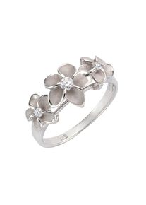 Firetti, Damen, Fingerring &raquo;Schmuck Geschenk Silber 925 Silberring Blume/Bl&uuml;te&laquo; mit Zirkonia (synth.), silberfarben, 16, Trendstarkes Schmuckst&uuml;ck