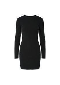 Pieces, Damen, Minikleid &raquo;PCMIRA NEW LS O-NECK KNIT DRESS NOOS BC&laquo; Sommerkleid, Black, N-Gr, XXL - N-Gr, Black, Kurzes Kleid von Pieces