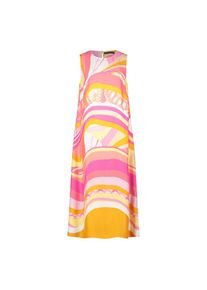 Betty Barclay, Damen, Sommerkleid &raquo;Sommerkleid mit Rundhalsausschnitt&laquo;, Ros&eacute;/Yellow, EURO, 40 - EURO, Ros&eacute;/Yellow, Passform: Figurumspielend
