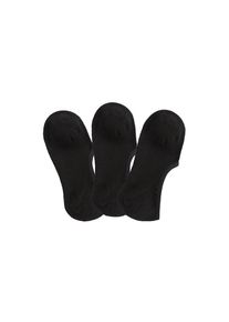 active by Lascana LASCANA ACTIVE, Damen, F&uuml;&szlig;linge Packung, 3 Stk. tlg. mit Pikee Struktur, 3x schwarz, 35-38, 3x schwarz, Weit ausgeschnittene F&uuml;&szlig;linge im 3er Pack