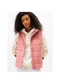 Tommy Jeans, Damen, Steppweste &raquo;TJW LW PADDED VEST&laquo;, Tahiti Berry, S (36), Leichte Steppweste von Tommy Jeans