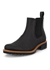 Ecco, Damen, Chelseaboots &raquo;ELAINA&laquo; Schlupfboots, Herbstboots, Stiefelette mit Stretcheins&auml;tze, schwarz, 40, Klassischer Chelseaboots zum Schlupfen
