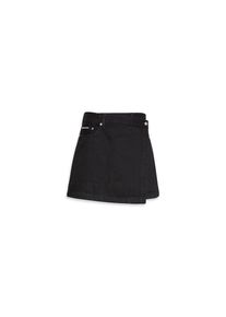 Calvin Klein Jeans, Damen, Jeansrock &raquo;DENIM MINI WRAP SKIRT&laquo; Figurbetont, SOFT BLACK, 26, SOFT BLACK, Rock von Calvin Klein Jeans Womanswear