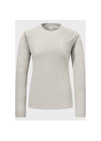 Sch&ouml;ffel Sch&ouml;ffel, Damen, Sweatshirt &raquo;Mountain Longsleeve Style Blaueis WMS&laquo;, 9040 - natur, 40, Verwendung von recyceltem Material