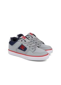 DC Shoes, Herren, Sneaker &raquo;Pure Elastic&laquo;, Grey / Black / White, 2,5(33,5), Material: Obermaterial aus Wildleder,...