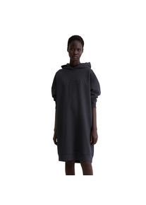 Marc O'Polo Marc O'Polo, Damen, Sweatkleid &raquo;mit Kapuze&laquo; Ton-in-Ton-Markenstickerei, Deep Night Blue, XL - N-Gr, Kapuzensweatkleid von Marc O'Polo