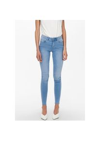 Only, Damen, Skinny-fit-Jeans &raquo;ONLROYAL LIFE REG SK JEANS BB BJ13333&laquo;, Light Blue Denim, XL (42) - L&auml;nge 32, Skinny-Fit Jeans f&uuml;r eine figurbetonte 