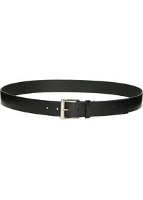 Calvin Klein Jeans, Herren, Lederg&uuml;rtel &raquo;CLASSIC BUCKLE 35MM&laquo;, Black / Pewter, 90, Lederg&uuml;rtel von Calvin Klein