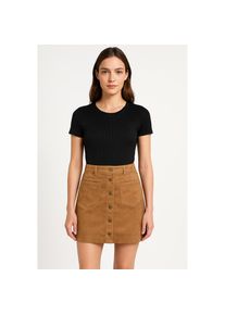 Only, Damen, Lederimitatrock &raquo;ONLGISELLE FAUX SUEDE SKIRT OTW ZL&laquo;, Cognac, M (38), Minirock von Only