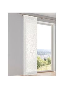 HEINE HOME, Schiebegardine Klettband 1 Stk. tlg., natur, Baumwolle, Polyester, 225 cm - Klettband