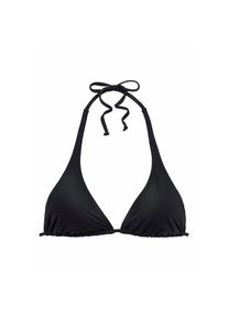 Buffalo, Damen, Triangel-Bikini-Top &raquo;Happy&laquo; im schlichten Design, schwarz, 34 - Cup C/D, Regulierbares Top