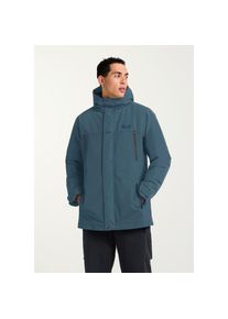 Jack Wolfskin, Herren, Winterjacke &raquo;GLACIER SHIELD JKT M&laquo; mit Kapuze, aluminiumblue, M (50), 2-Wege-Rei&szlig;verschluss