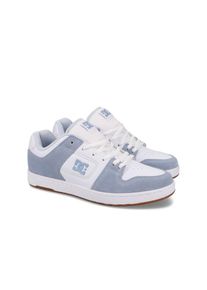 DC Shoes, Herren, Sneaker &raquo;Manteca&laquo;, Grey/White, 7,5(40), Grey/White, Obermaterial aus Leder, Nubuk, Wildleder oder Mesh
