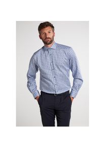 Eterna, Herren, Langarmhemd &raquo;MODERN FIT&laquo; EASY IRON (b&uuml;gelleicht), navy, 44 - Normalgr&ouml;&szlig;en, Passform laut Hersteller: Modern Fit