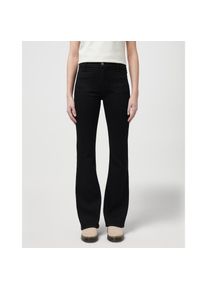 Wrangler, Damen, Bootcut-Jeans &raquo;Flare&laquo; im Retro-Design mit ausgestelltem Bein, RETRO BLACK, L&auml;nge 32, 27 - L&auml;nge 32, RETRO BLACK, Retro-Jeans f&uuml;r 