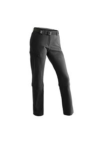 Maier Sports, Damen, Funktionshose &raquo;Arolla&laquo; Damen Wanderhose, zipp-off Outdoor-Hose, 3 Taschen, Regular Fit, schwarz, 80 - Langgr&ouml;&szlig;en, Zipp off 