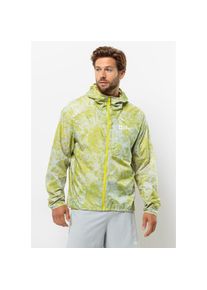 Jack Wolfskin, Herren, Funktionsjacke &raquo;PRELIGHT WIND JKT M&laquo; mit Kapuze, hellgelb, L (52), Brusttasche
