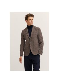 Bugatti, Herren, Sakko &raquo;Modern Fit&laquo; Jersey Stretch mit Taschen, 390-braun, 50, Modern Fit - figurbetont & bequem