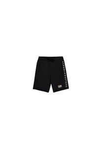 Alpha Industries, Herren, Shorts &raquo;Camo Jogger Shorts&laquo;, black, L - Normalgr&ouml;&szlig;en, Brushed Fleece Stoff