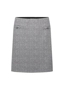 Betty Barclay, Damen, Karorock &raquo;Karo-Rock mit Rei&szlig;verschluss&laquo;, Grau/Beige, 36, Grau/Beige, Passform: Ausgestellt