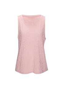 active by Lascana LASCANA ACTIVE, Damen, Funktionstop Leo-Optik mit weitem Armausschnitt, rosa, XS (32/34), rosa, Performance Top in Ausbrenner Optik