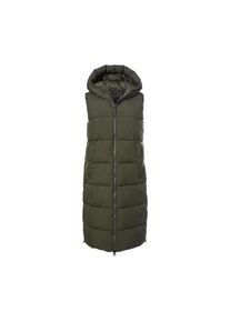 G.I.G.A. by Killtec G.I.G.A. DX by killtec, Damen, Steppweste &raquo;GW 24 WMN QLTD VST&laquo; Lange Steppweste, wasserabweisend, winddicht, atmungsaktiv, recycelt, olivgr&uuml;n, 38, 