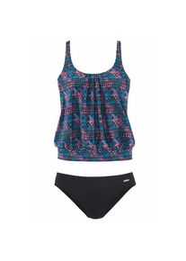 Lascana, Damen, Oversize-Tankini mit Softcups, verstellbare Tr&auml;ger, mit Unterbrustgummi, bedruckt, N-Gr, 46 - N-Gr, bedruckt, Im trendigen Druck-