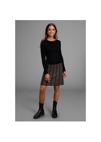 Melrose, Damen, Strickkleid Ohne Taschen f&uuml;r Partys, figurbetont mit trendy Jacquard Muster, schwarz-braun, N-Gr, 40 - N-Gr, schwarz-braun, Sehr 