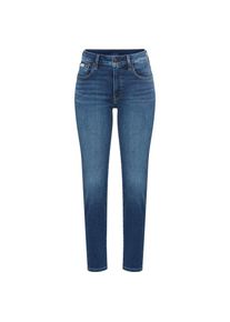 Calvin Klein Jeans, Damen, Skinny-fit-Jeans &raquo;MID RISE SKINNY&laquo; Mit G&uuml;rtelschlaufen, MIDTOWN BLUE, L&auml;nge 32, 34 - L&auml;nge 32, MIDTOWN BLUE, Skinny Jeans 