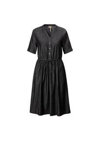 Ragwear, Damen, Jeanskleid &raquo;CASAREA DENIM&laquo; im Denim Look, BLACK, N-Gr, XS (34) - N-Gr, BLACK, Vegan, von PETA verifiziertes Kleid CASAREA DENIM von 