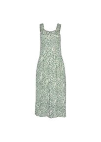 Beach Time Beachtime, Damen, Jerseykleid Seitennahttaschen mit Bl&auml;tterdruck und Taschen, leichtes Strandkleid, Sommerkleid, gr&uuml;n bedruckt, N-Gr, 34 - N-Gr, gr&uuml;n 