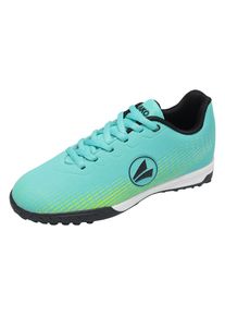 Jako, Damen, Fu&szlig;ballschuh &raquo;J-ST Skill&laquo; f&uuml;r verschiedene, synthetische Hartplatz-Typen), t&uuml;rkis-lime, 32, Hochwertiger Fu&szlig;ballschuh von Jako